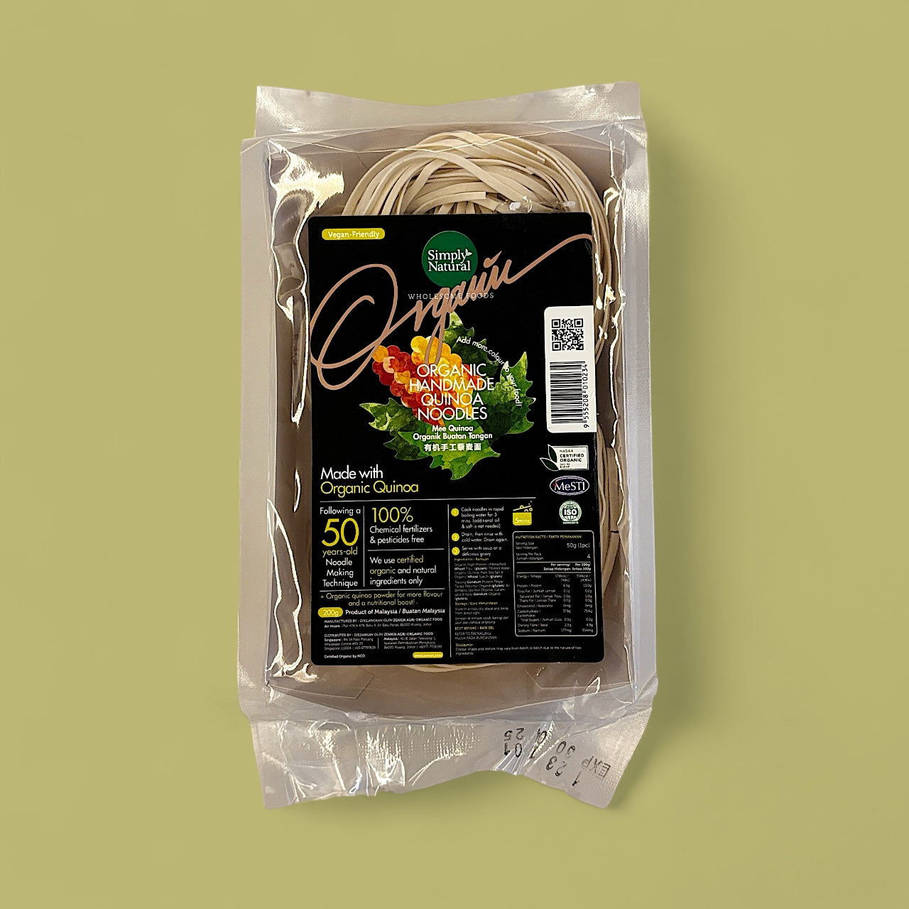 Simply Natural Organic Handmade Noodles 200g (5 flavors)