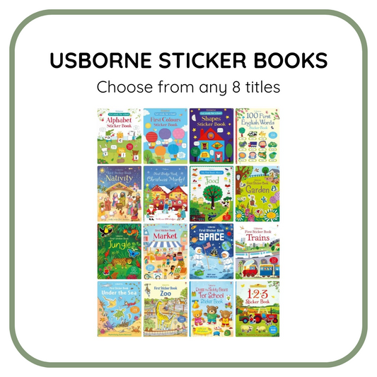 (MIN. $149 SPEND) USBORNE STICKER BOOKS