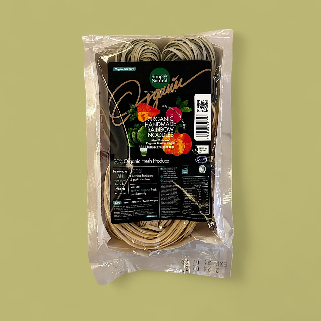 Simply Natural Organic Handmade Noodles 200g (5 flavors)