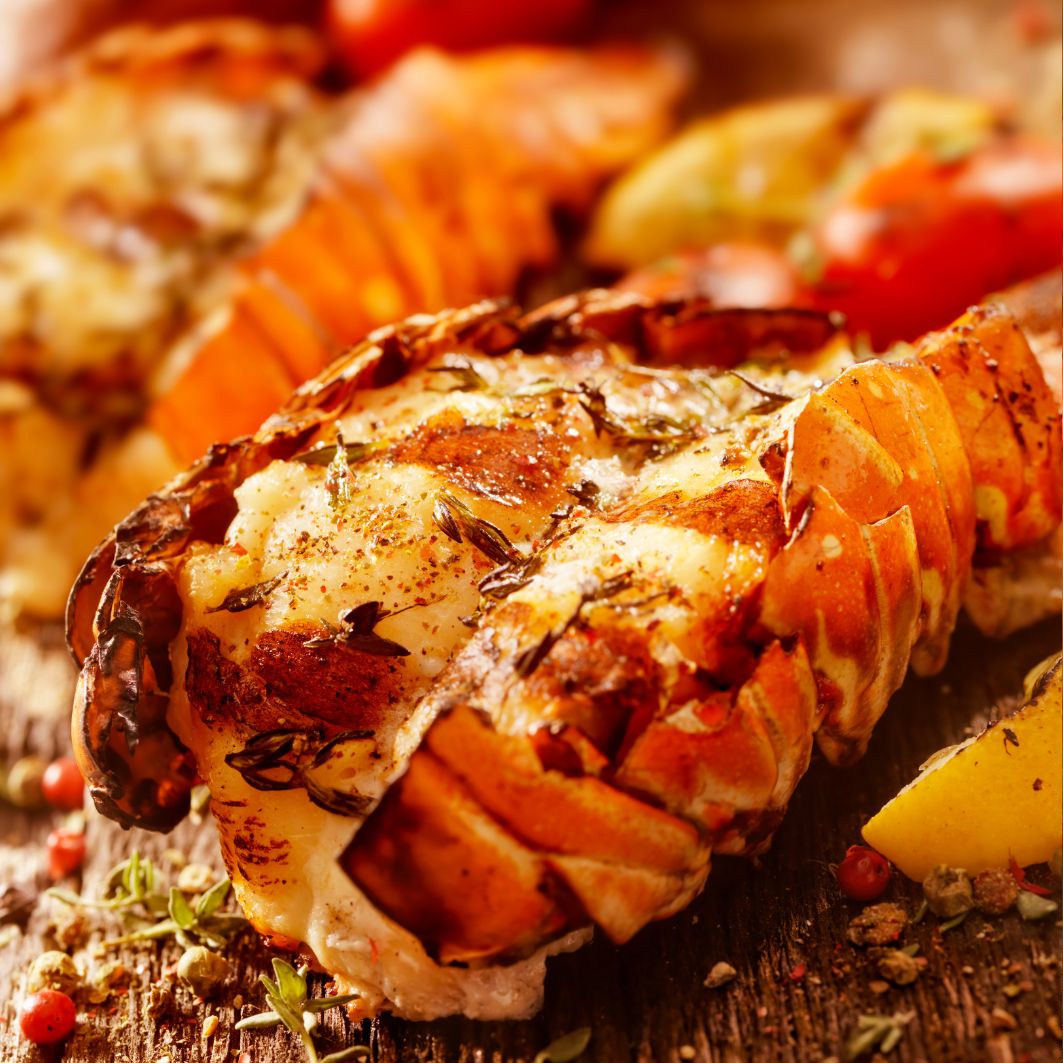 Tomato & Rosemary Lobster Tail (Pre-marinated)