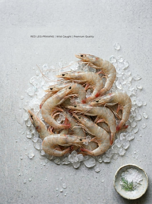 Red Leg Prawns