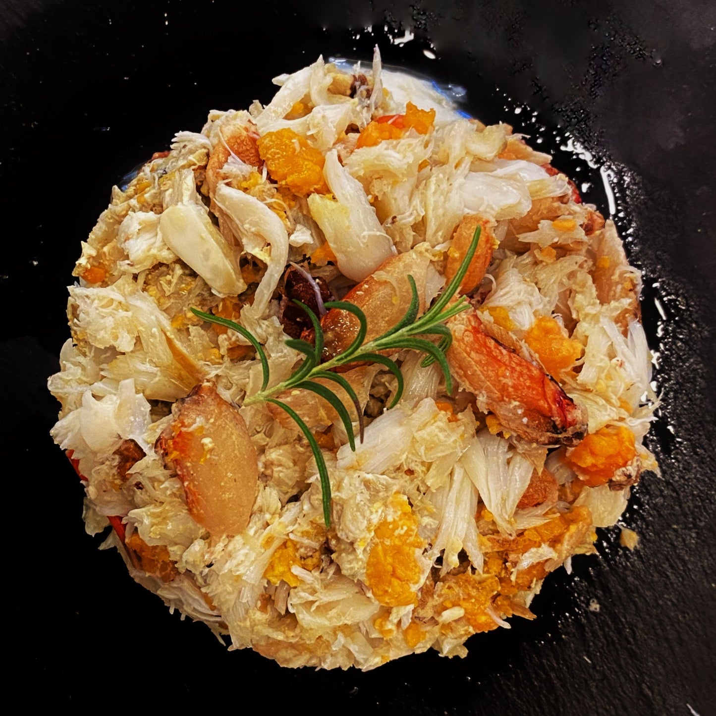 Crab meat with roe (500g)