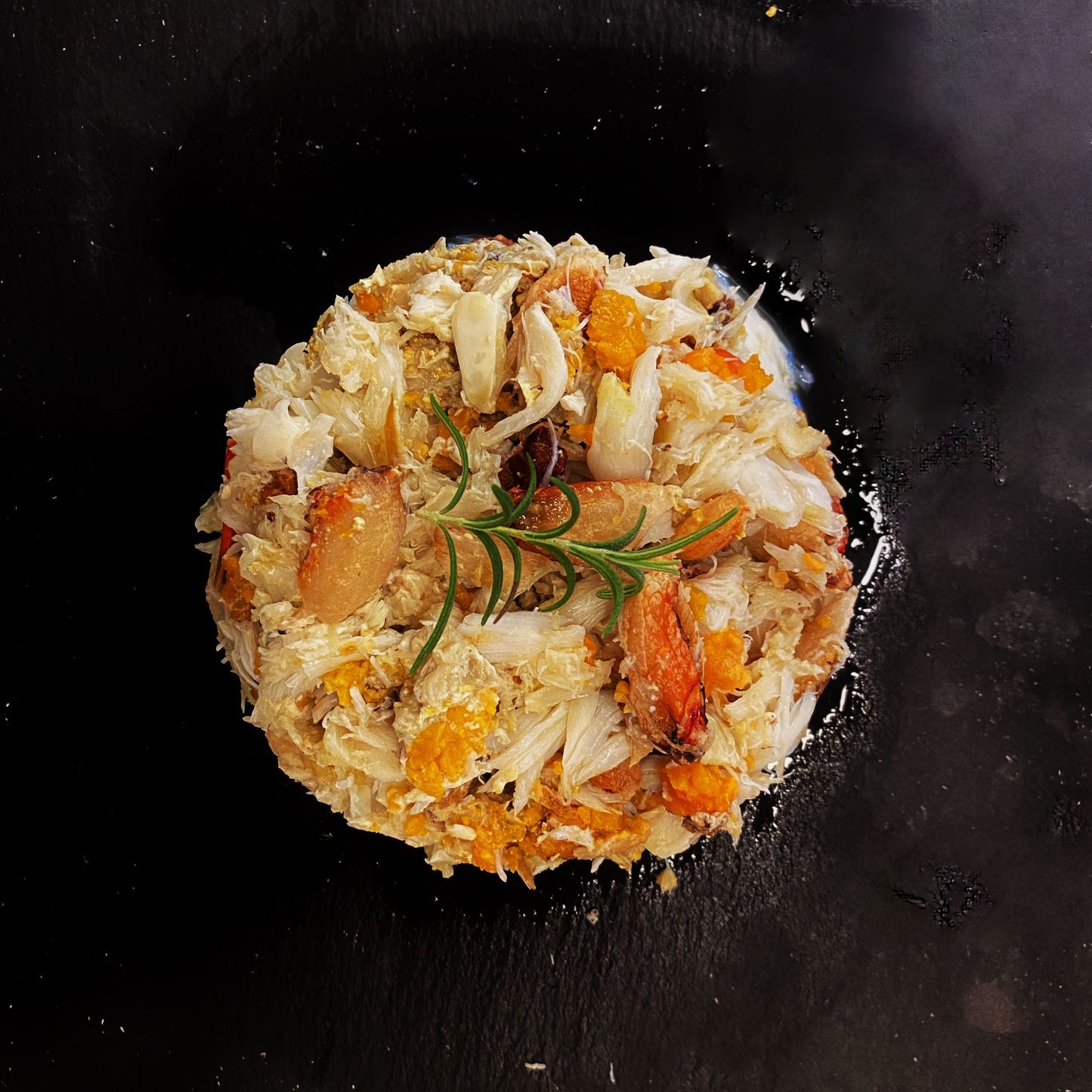 Crab meat with roe (500g)